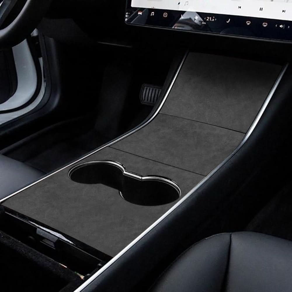 Alcantara Central Control Panel Sticker for Tesla Model 3 (17-20)