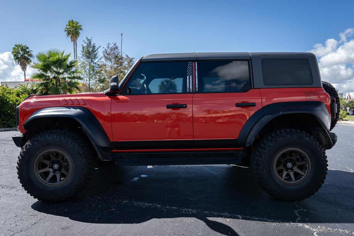 American Flag B Pillar Protection Kit (Printed Series) - 2021+ Bronco 4 Door
