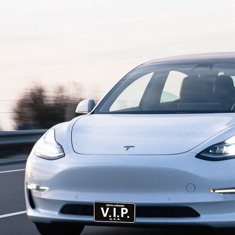 U.S. Standard Front License Plate Frame for Tesla Model 3/Y
