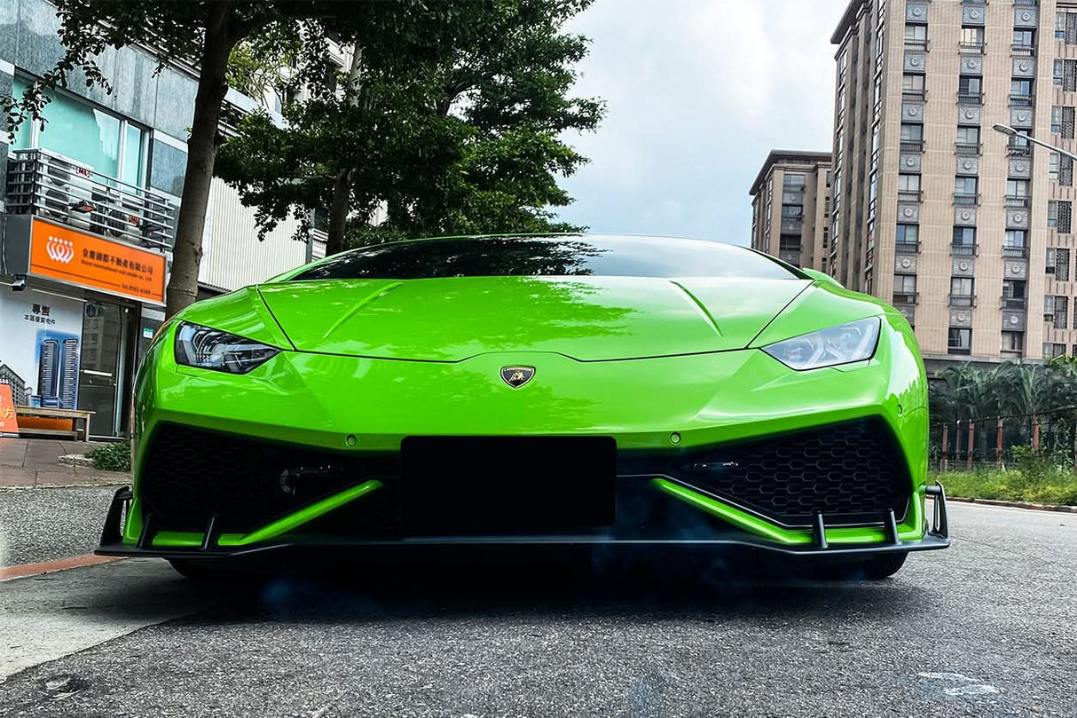 2015-2020 Lamborghini Huracan LP610 AO Style Carbon Fiber Front Lip