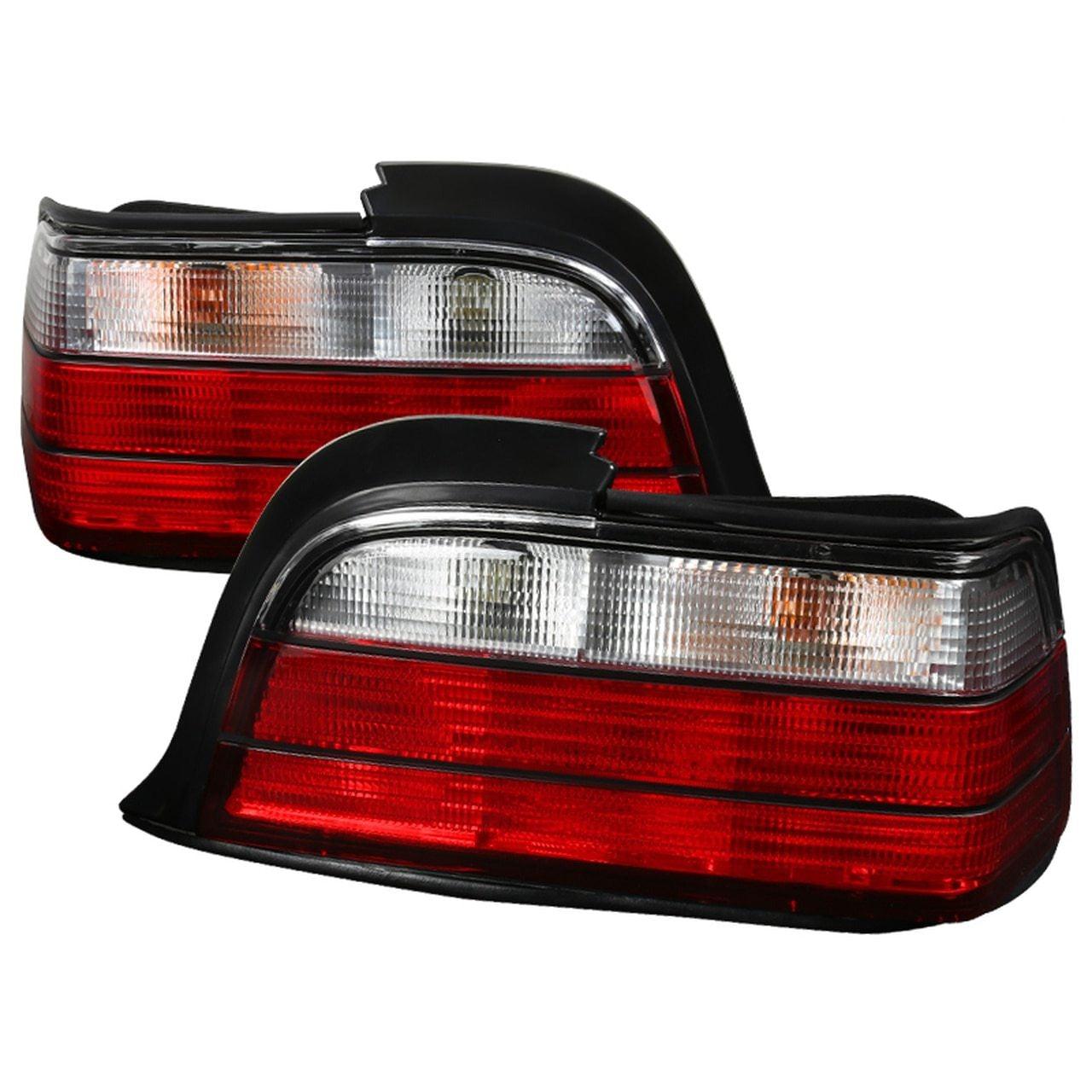 Tail Lights BMW 318i 325i 328i E36 Coupe (1992-1998) Red Tint - K2 Industries