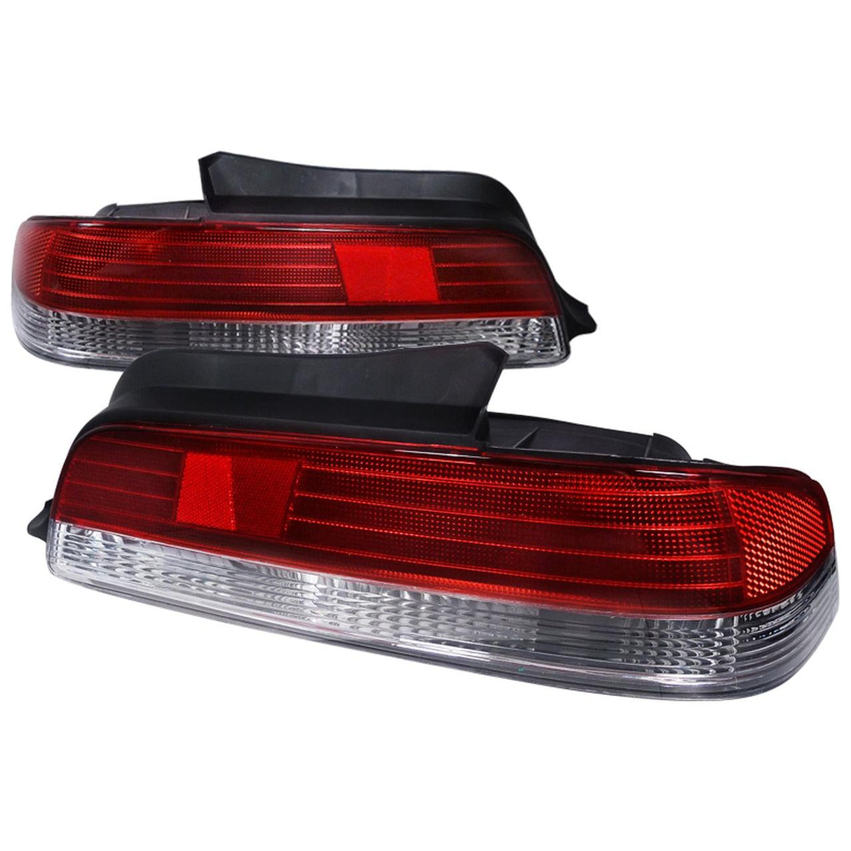 Spec-D Tail Lights Honda Prelude (1997-2001) Red/Clear