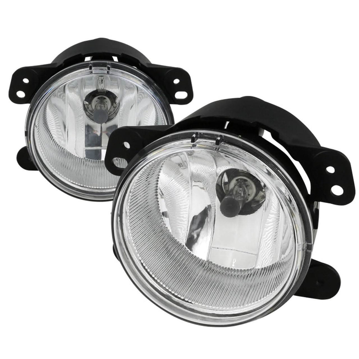 Spec-D OEM Fog Lights Jeep Wrangler (07-11) Chrome Housing - Clear or Smoke Lens