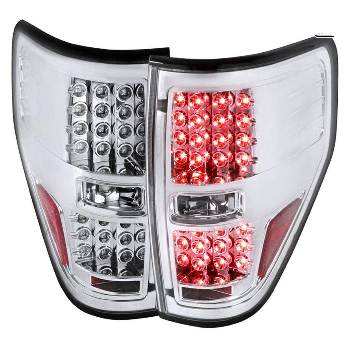 Spec-D Tail Lights Ford F150 (09-14) LED - Black / Smoke / Clear