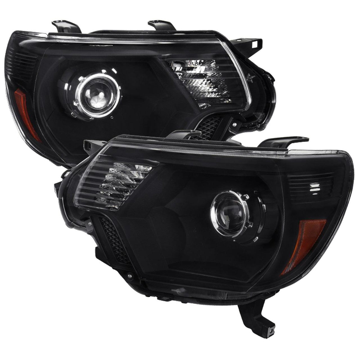 Spec-D Projector Headlights Toyota Tacoma (2012-2015) Retro Style - Black