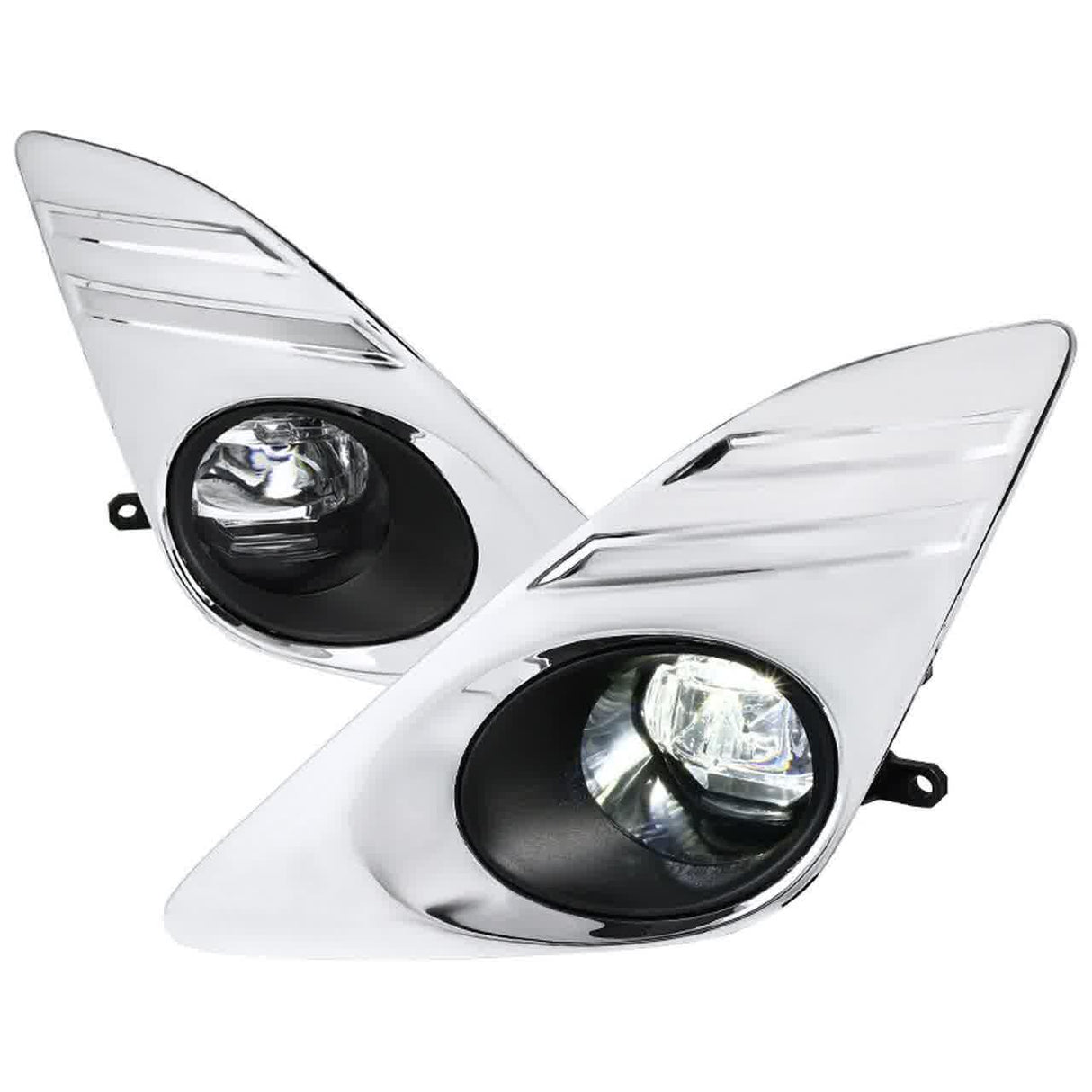 Spec-D OEM Fog Lights Toyota Camry (12-14) Chrome Housing / Clear Lens - Chrome or Black Bezels