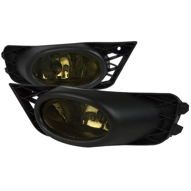 Spec-D OEM Fog Lights Honda Civic Sedan (09-11) Chrome Housing Clear / Yellow / Smoke Lens