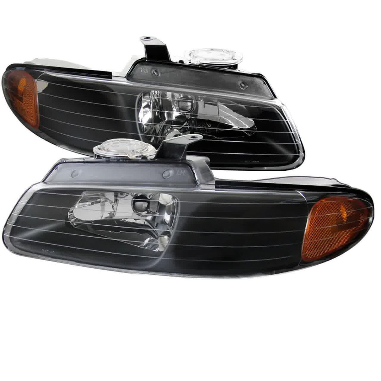 Spec-D OEM Replacement Headlights Chrysler Voyager / Grand Voyager (96-00) Chrome or Black Housing