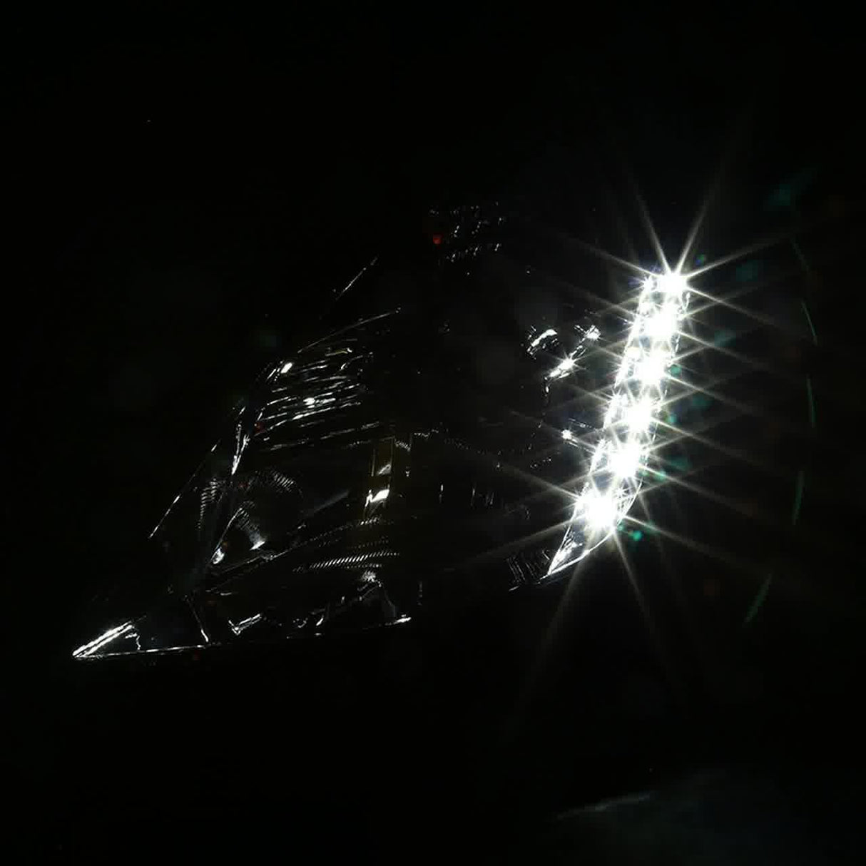 Nissan 350Z SMD LED Strip with HID Black or Chrome Projector Headlights (2003-2005) - K2 Industries