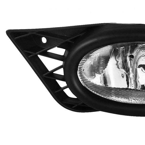 Spec-D OEM Fog Lights Honda Civic Sedan (09-11) Chrome Housing Clear / Yellow / Smoke Lens