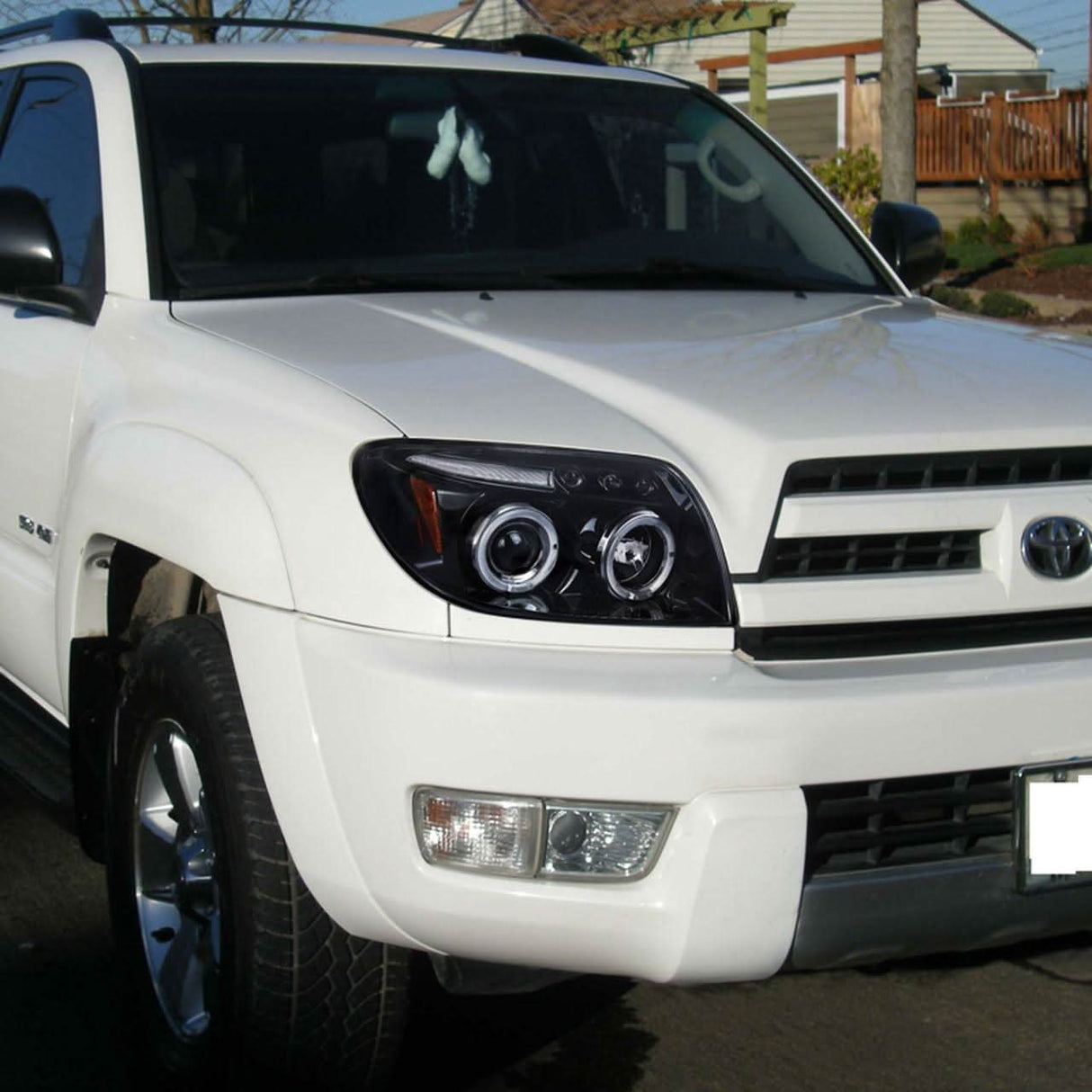 Spec-D Projector Headlights Toyota 4Runner (03-04-05) 4th Gen - Dual Halo w/ LED DRL - Black or Chrome