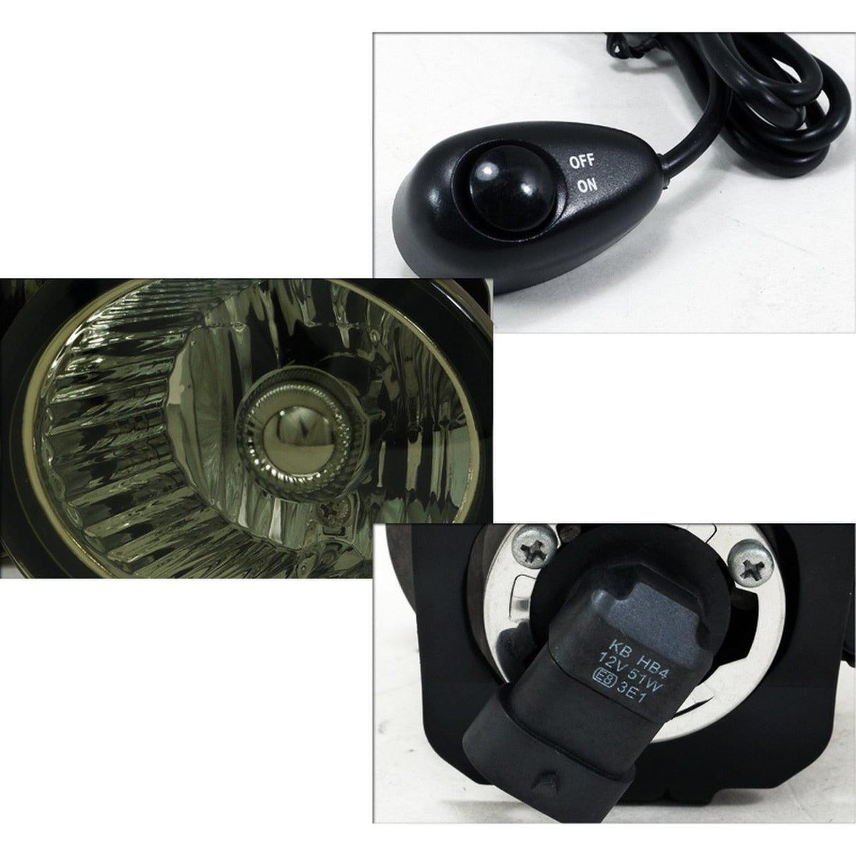 Spec-D OEM Fog Lights Infiniti FX35/FX45 (2002-2006) Chrome Housing - Clear or Smoke Lens