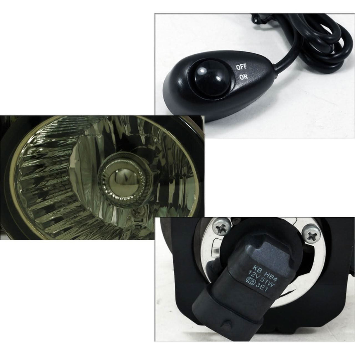 Spec-D OEM Fog Lights Nissan Altima/Murano (2002-2006) Chrome Housing - Clear or Smoke Lens