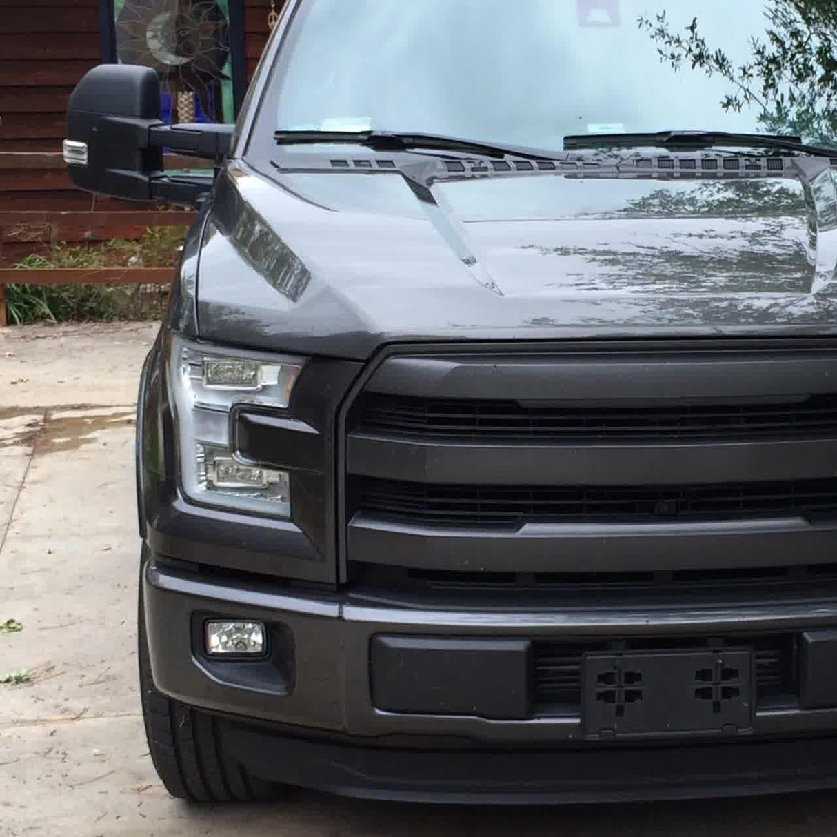 Spec-D Towing Mirrors Ford F150 (15-20) Power/Heated/Sequential LED Turn Signal, Clearance, Puddle & Auxiliary Lights - Chrome or Black