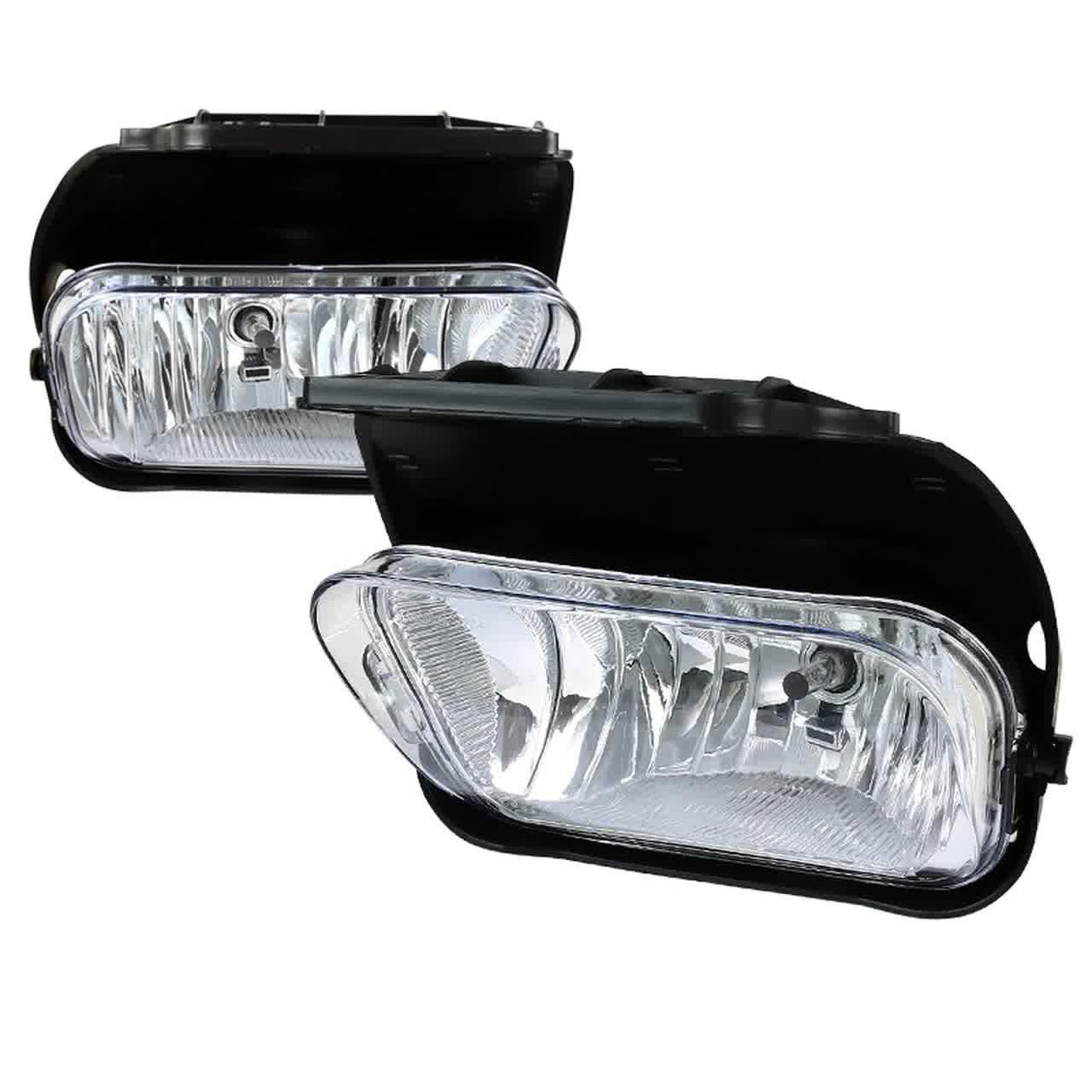 Spec-D OEM Fog Lights Chevy Silverado (03-07) Avalanche (02-06) Chrome Housing / Clear - w/ or w/o Wiring Kit