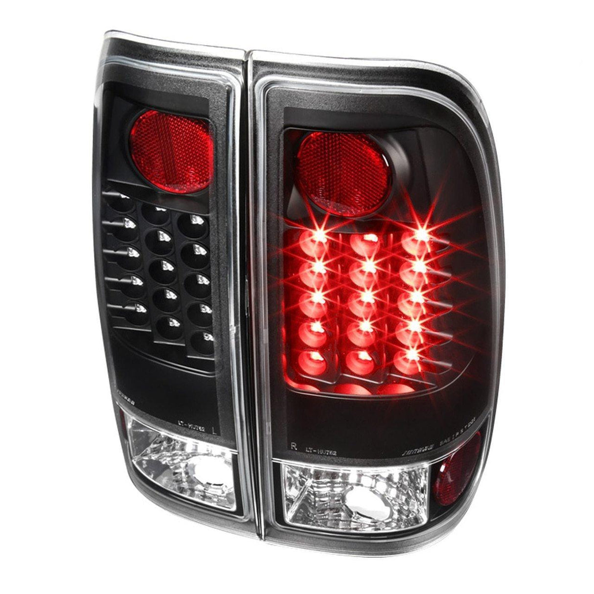 Spec-D Tail Lights Ford F150 (97-03) F250/F350 (99-07) Styleside  - LED Black / Smoke / Clear