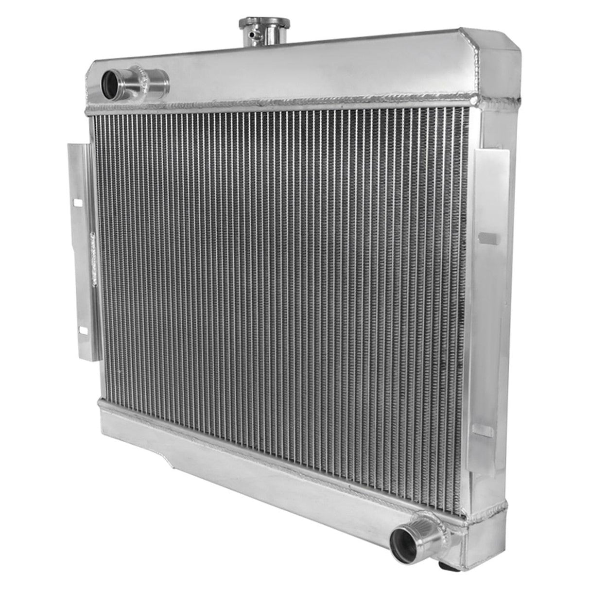 Spec-D Aluminum Radiator Jeep CJ (1972-1986) w/ Chevy Swap & Manual Trans - Triple Row Core