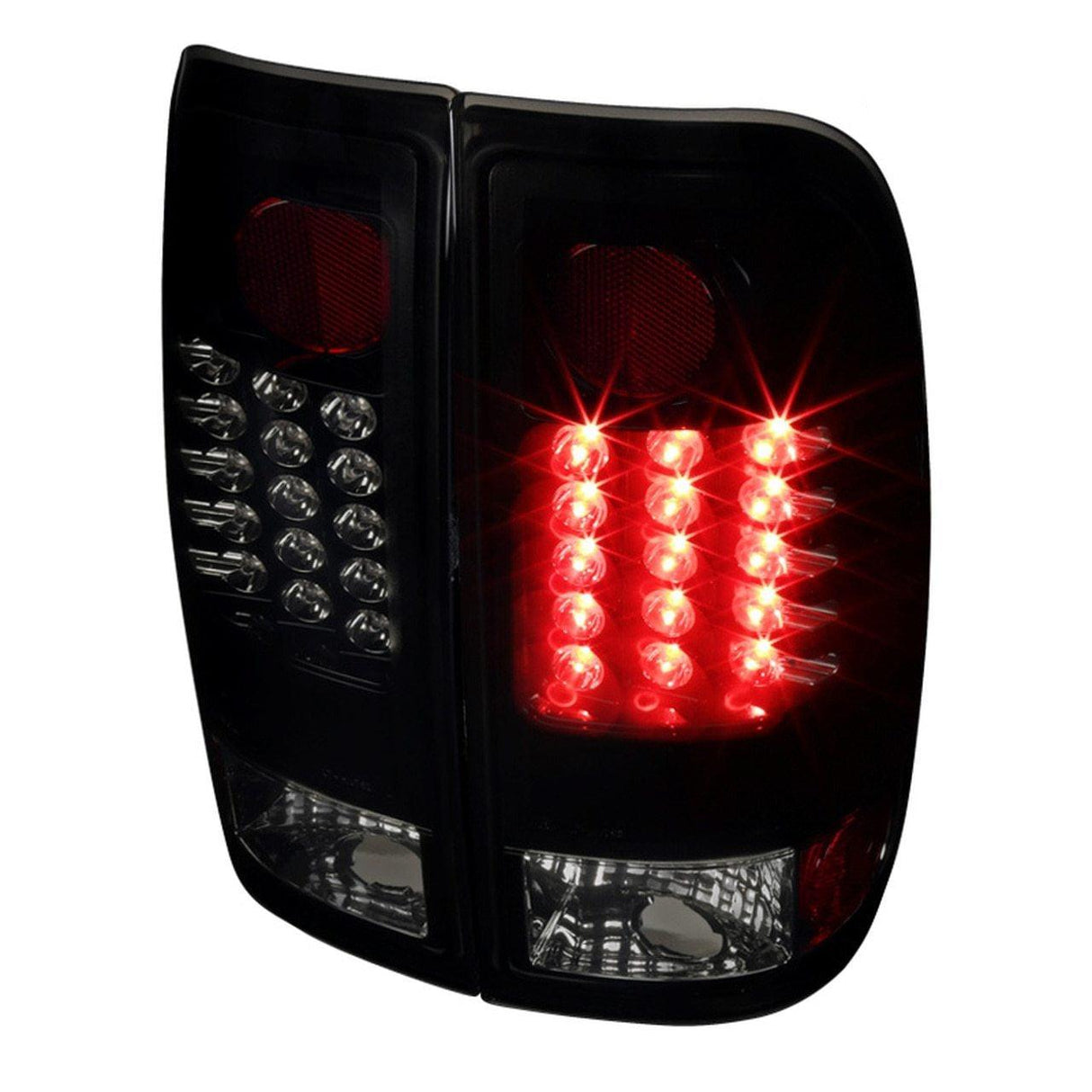 Spec-D Tail Lights Ford F150 (97-03) F250/F350 (99-07) Styleside  - LED Black / Smoke / Clear