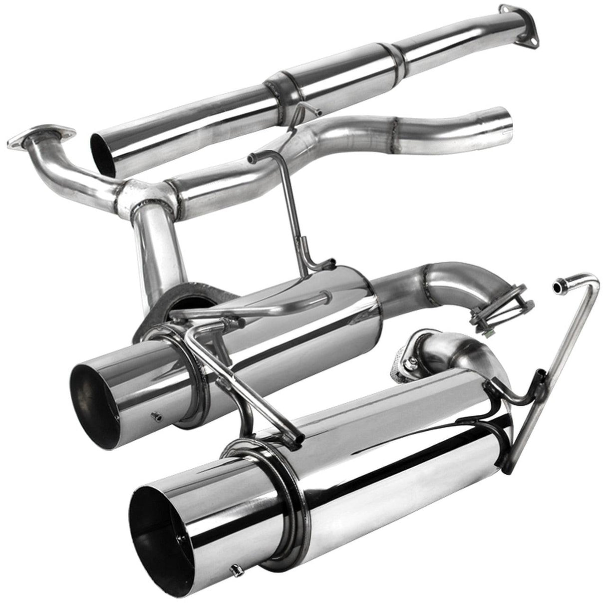 Spec-D Tuning Exhaust Subaru WRX/STi Sedan (08-14) 3" N1 or Quad Blue Tips
