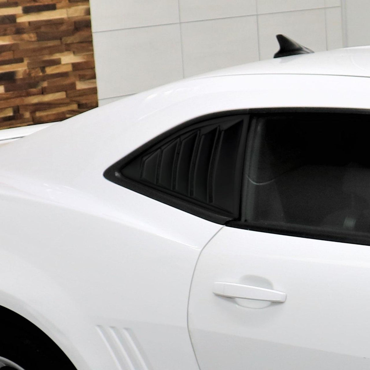 Spec-D Window Louvers Dodge Challenger (2008-2020) Matte Black