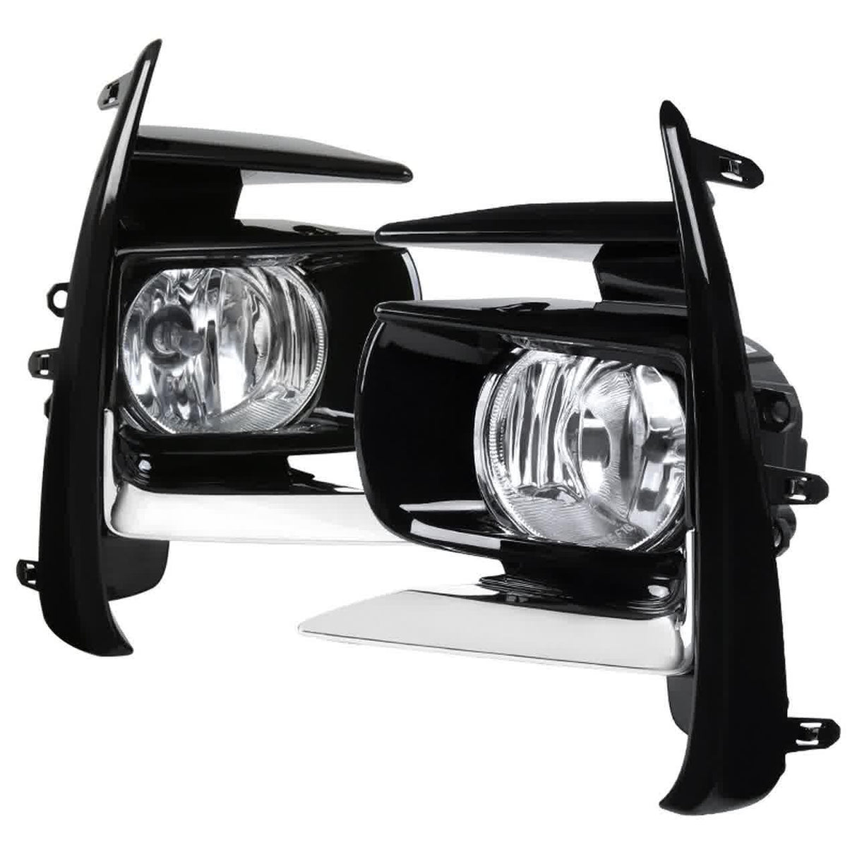 Spec-D OEM Fog Lights Toyota Sienna (18-19) Chrome Housing - Clear Lens