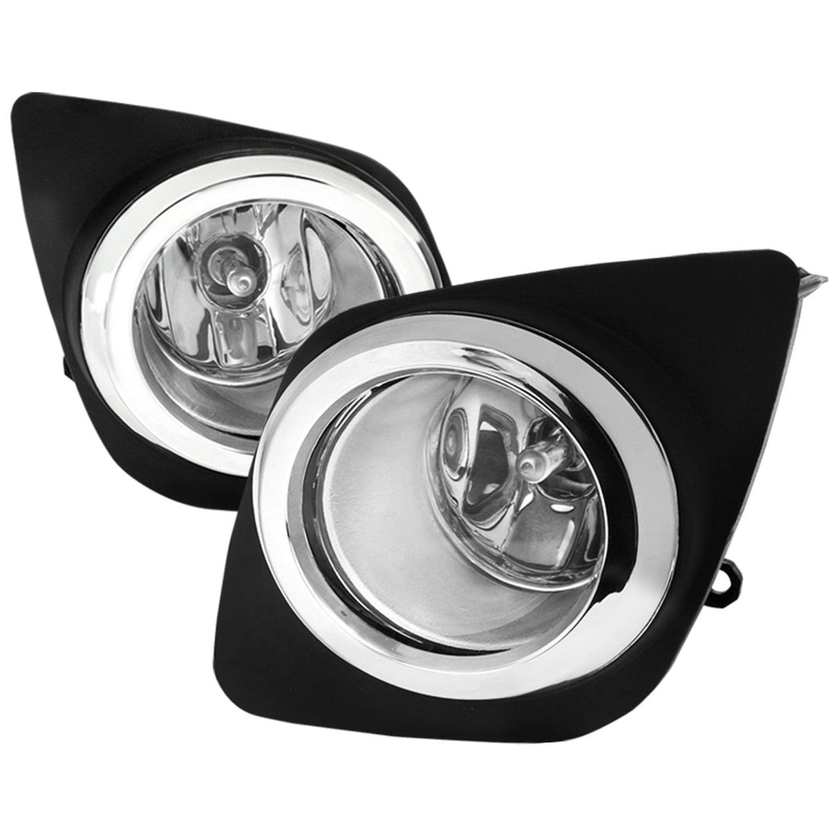 Spec-D OEM Fog Lights Toyota RAV4 (2009-2012) Chrome Housing - Clear Lens