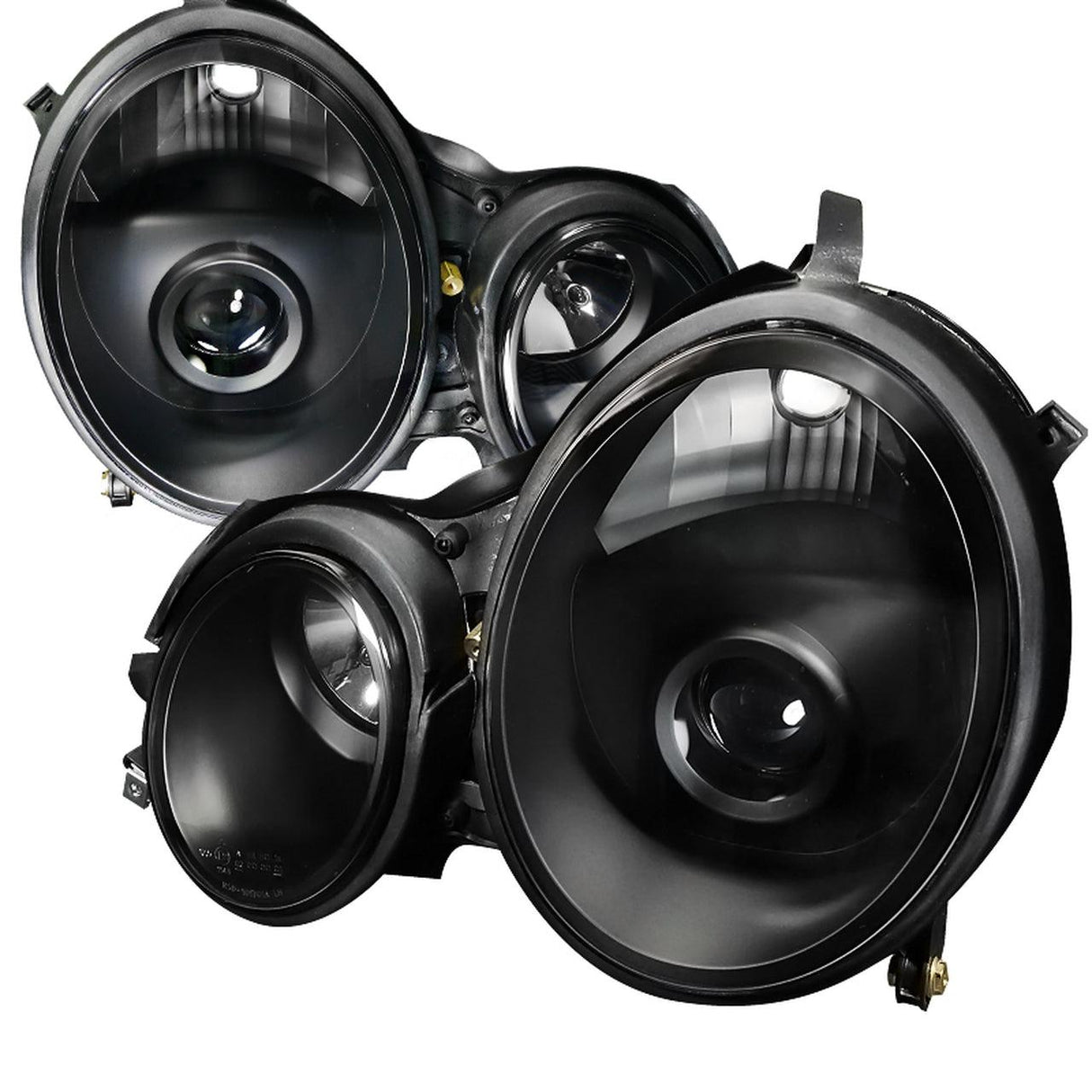 Spec-D Projector Headlights Mercedes E320 E430 W210 E-Class (00-02) Black / Chrome