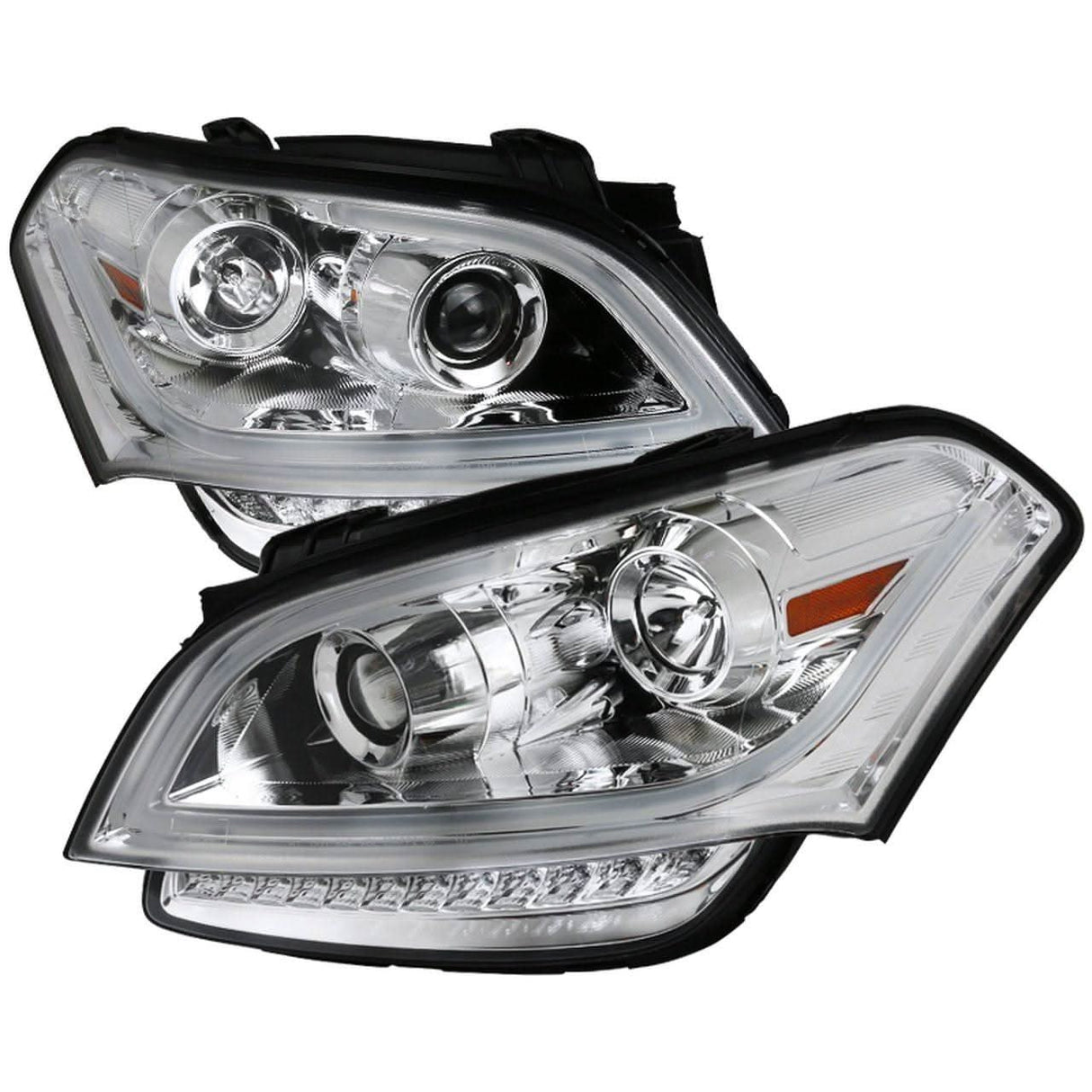 Spec-D Projector Headlights Kia Soul (2010-2011) LED DRL Black Housing