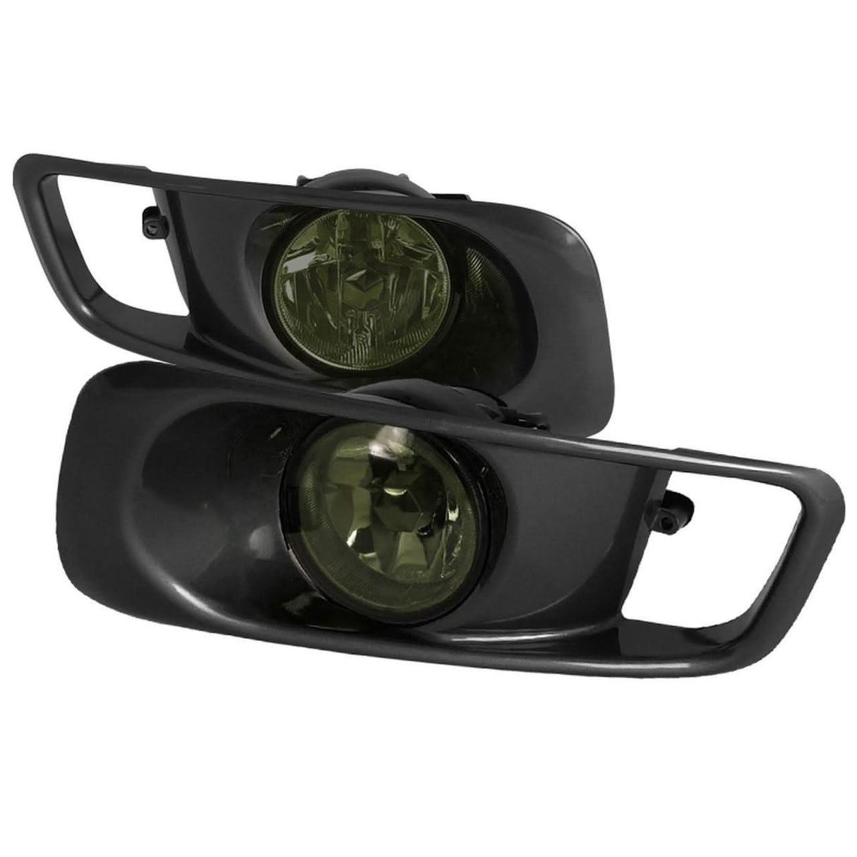 Spec-D OEM Fog Lights Honda Civic EK (99-00) Chrome Housing - Yellow / Clear / Smoke Lens