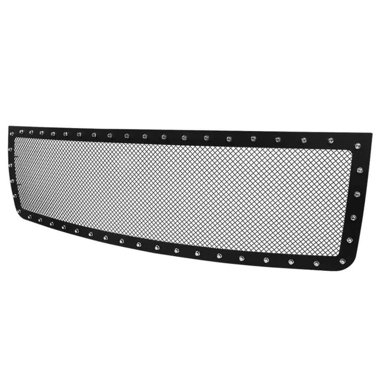 Spec-D Grill Insert GMC Sierra 1500 (2007-2013) NBS Rivet Style Black Stainless Steel