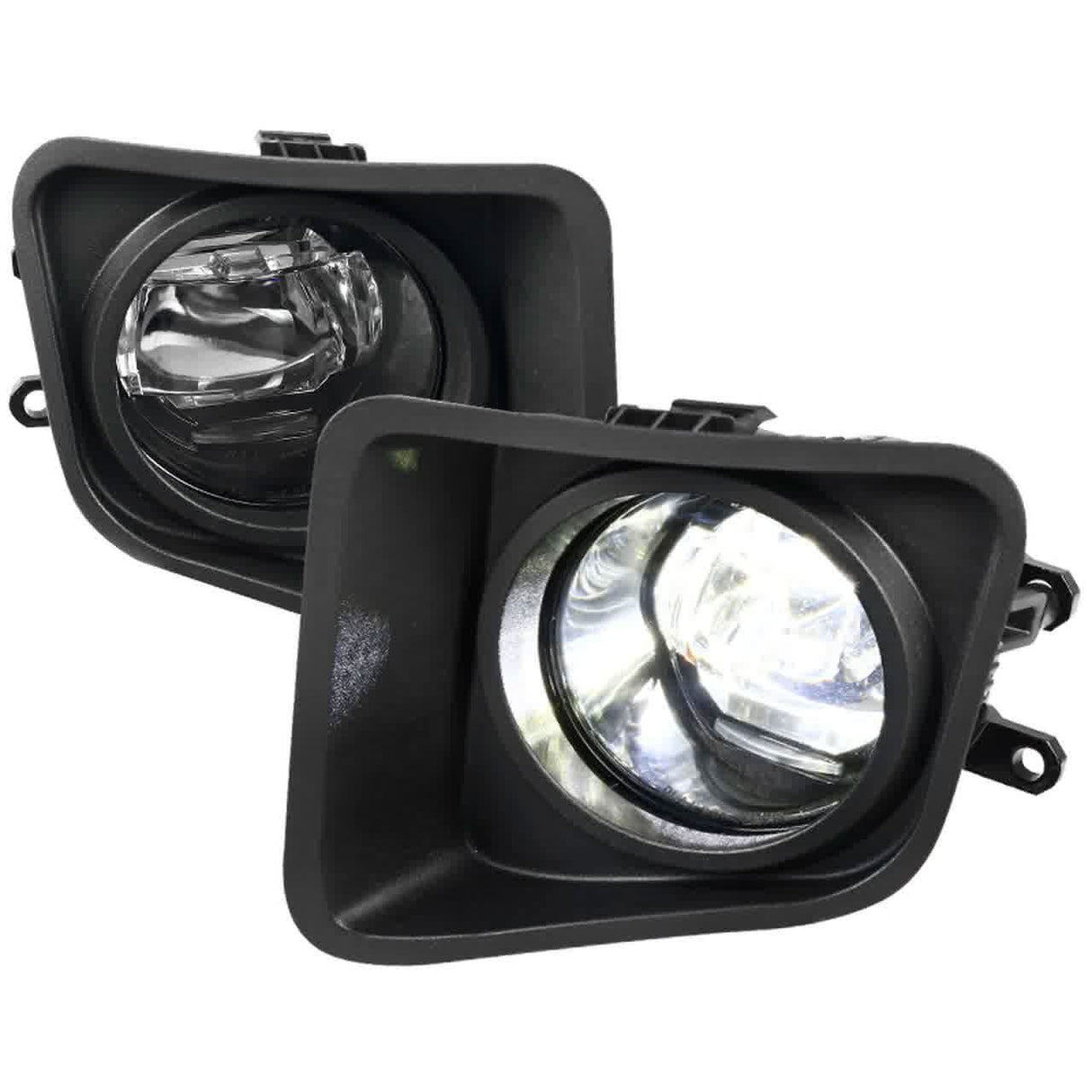 Spec-D Fog Lights Toyota Tundra (14-18) Chrome Housing / Clear - OEM or LED Projector