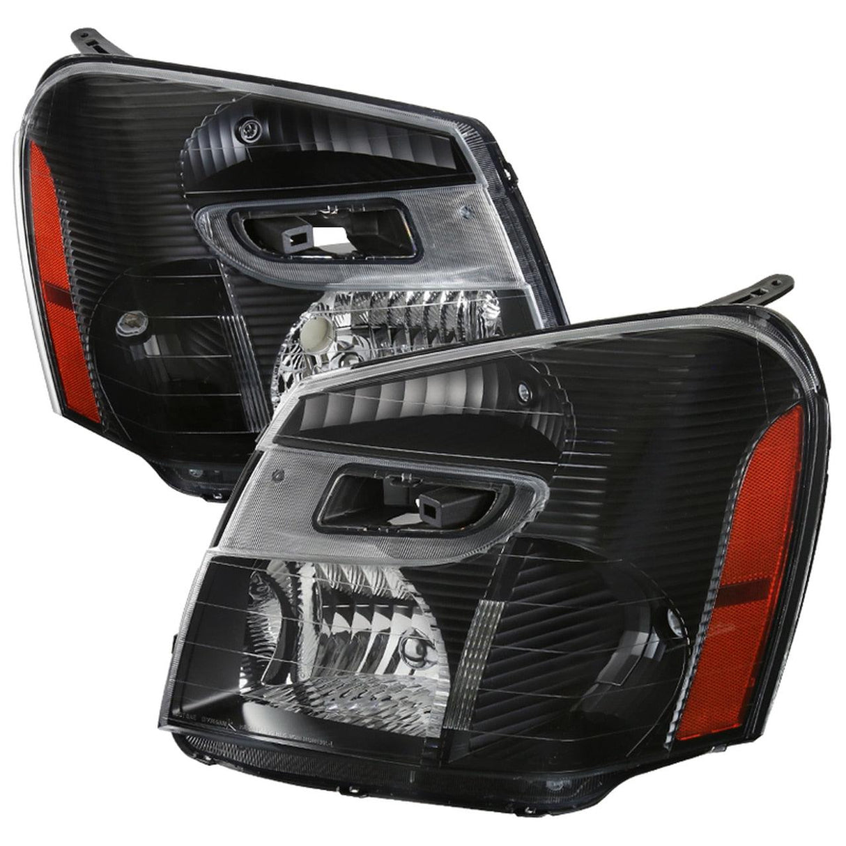 Spec-D OEM Replacement Headlights Chevy Equinox (2005-2009) w/ Amber Reflectors