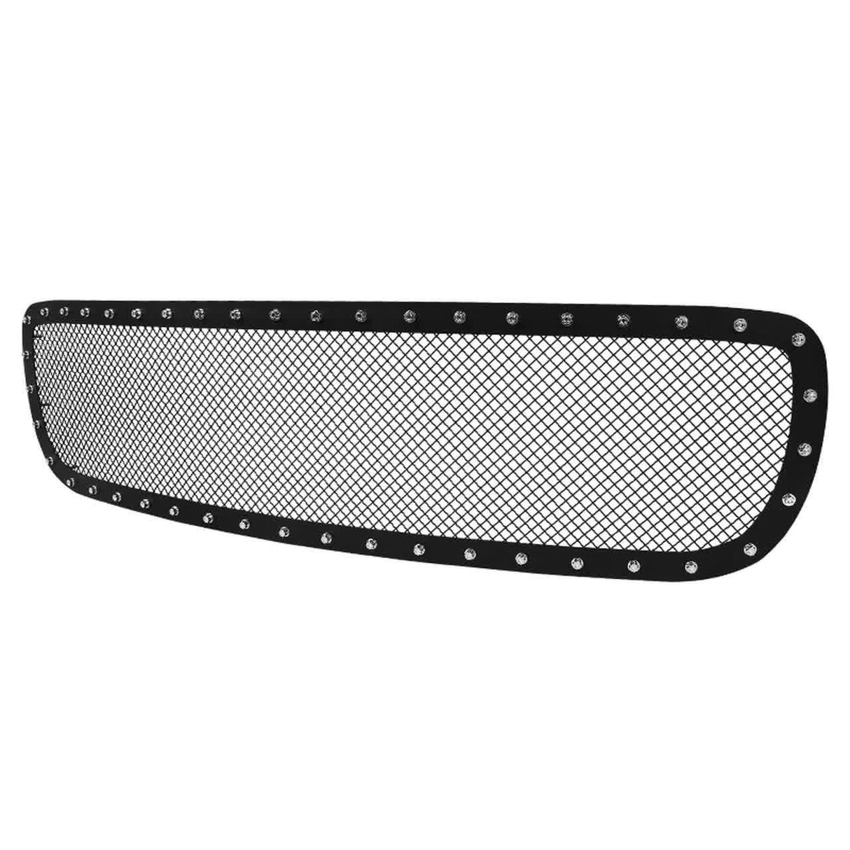 Spec-D Grill Insert GMC Sierra/Yukon/Yukon XL (99-06) Rivet Style Black Stainless Steel