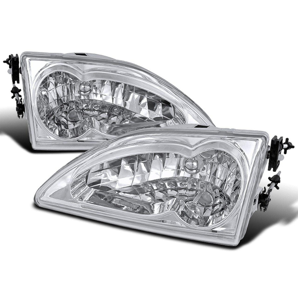 Spec-D OEM Replacement Headlights Ford Mustang (94-98) Chrome or Matte Black Housing