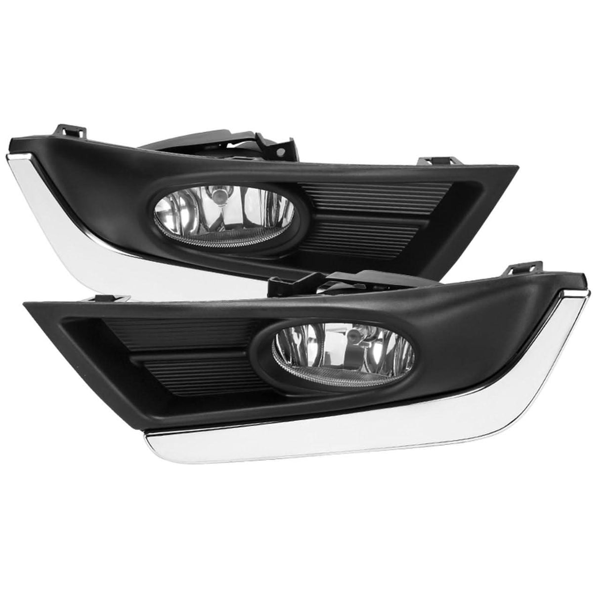 Spec-D OEM Fog Lights Honda CR-V (2017-2018) Chrome Housing - Clear Lens