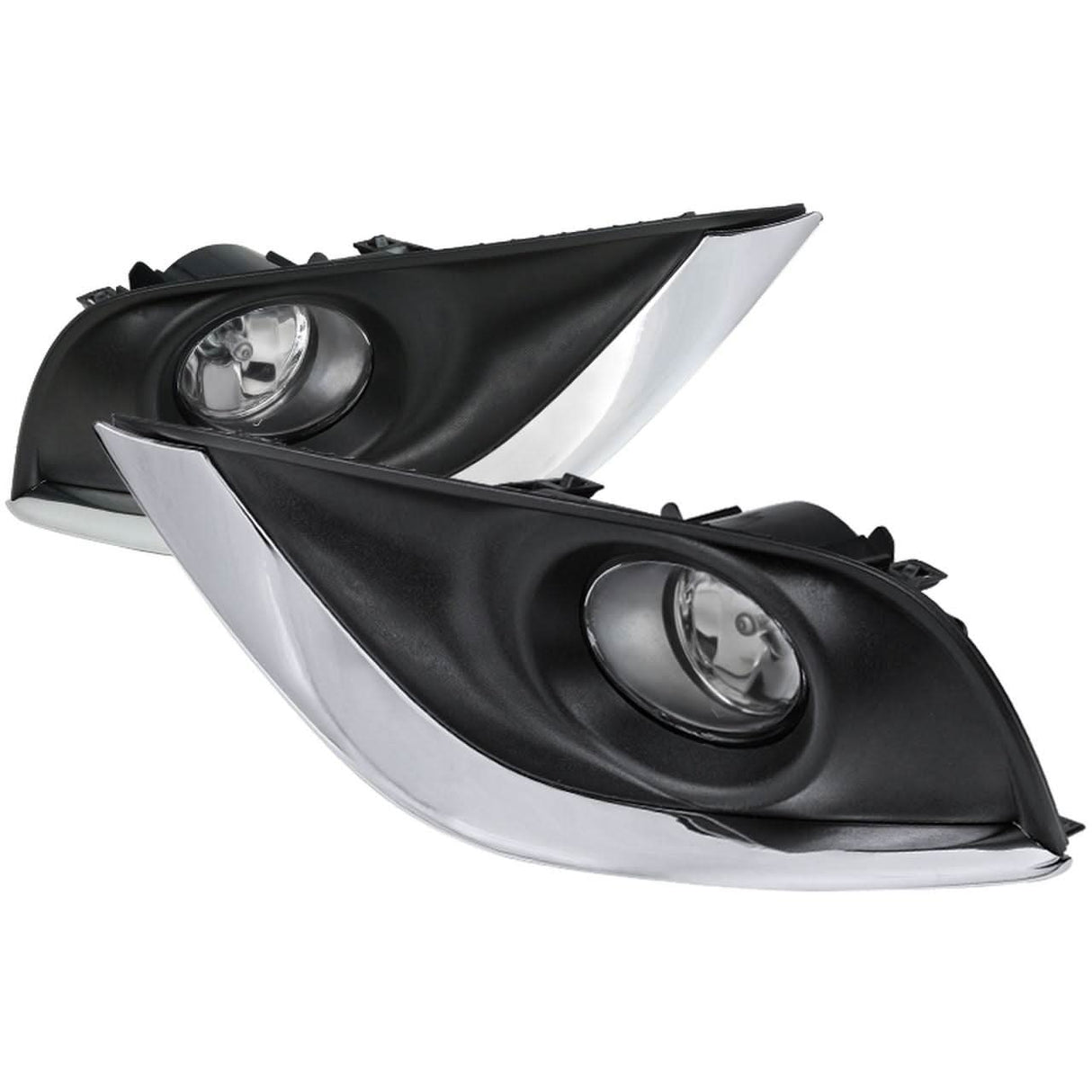 Spec-D OEM Fog Lights Nissan Versa Sedan (2015-2017) Chrome Housing - Clear Lens