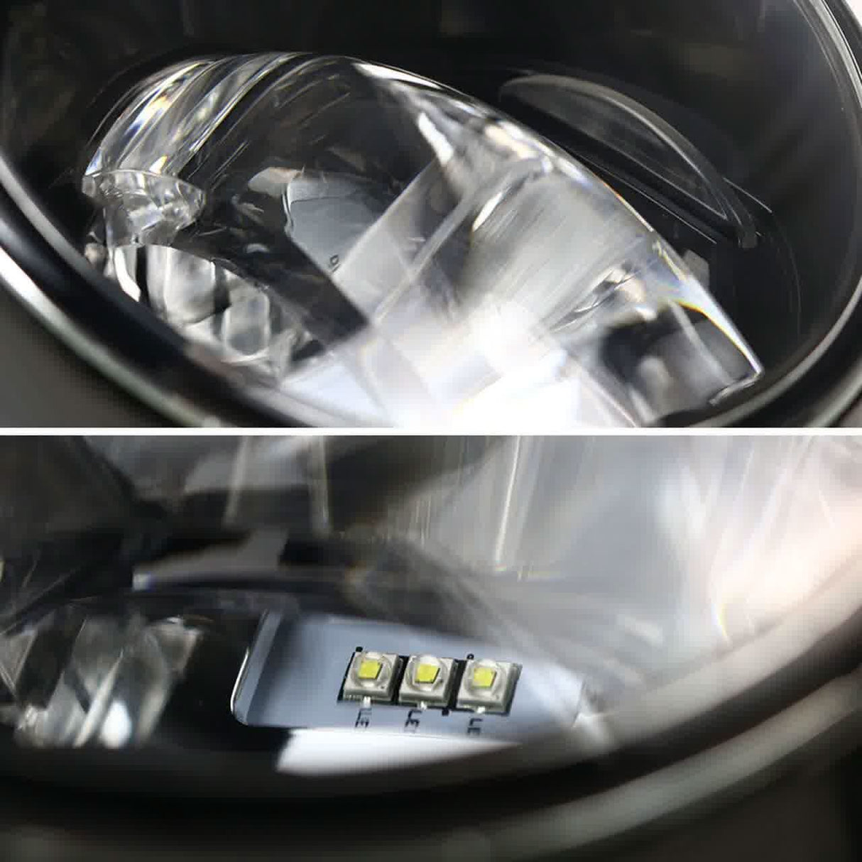Spec-D Fog Lights Toyota Tundra (14-18) Chrome Housing / Clear - OEM or LED Projector