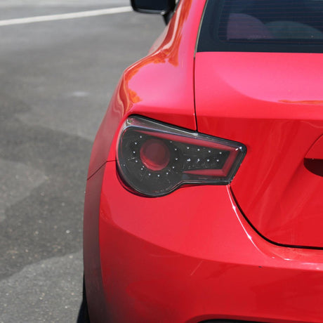 Tail Lights Scion FRS / Subaru BRZ (13-16) Sequential - Pearl Black or Red - K2 Industries
