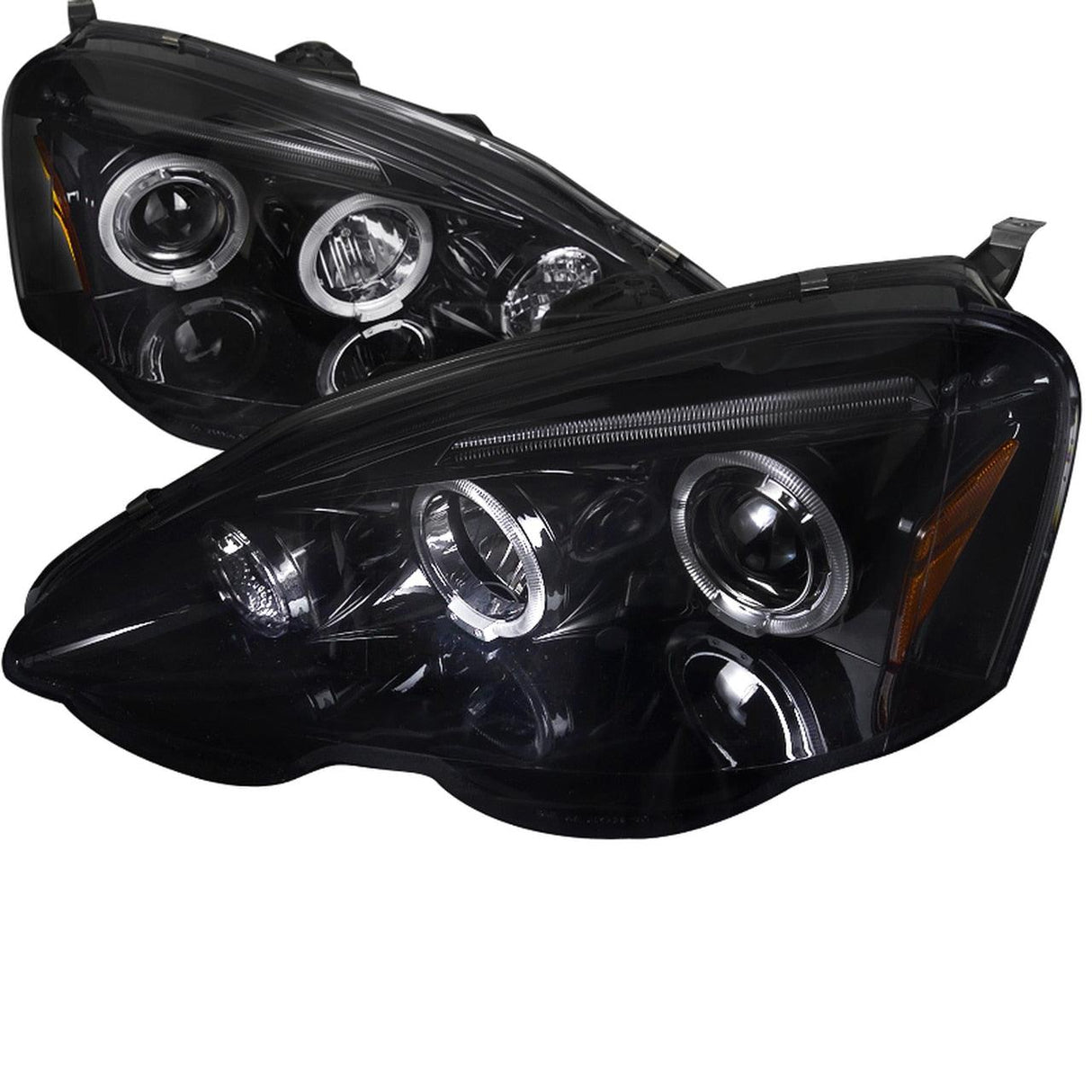 Spec-D Projector Headlights Acura RSX (2002-2004) LED Dual Halo - Black or Chrome