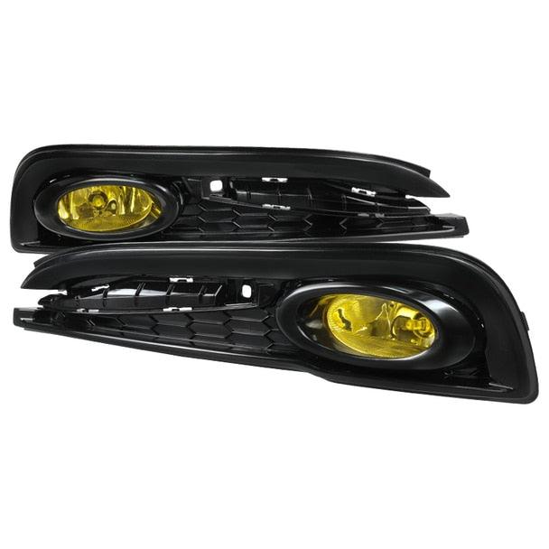 Spec-D OEM Fog Lights Honda Civic Sedan (13-15) Chrome Housing / Clear or  Yellow  Lens