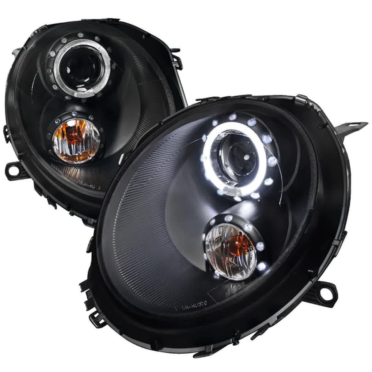 Spec-D Projector Headlights Mini Cooper R55 / R56 / R57 / R58 / R59 (07-15) LED Halo - Black or Chrome