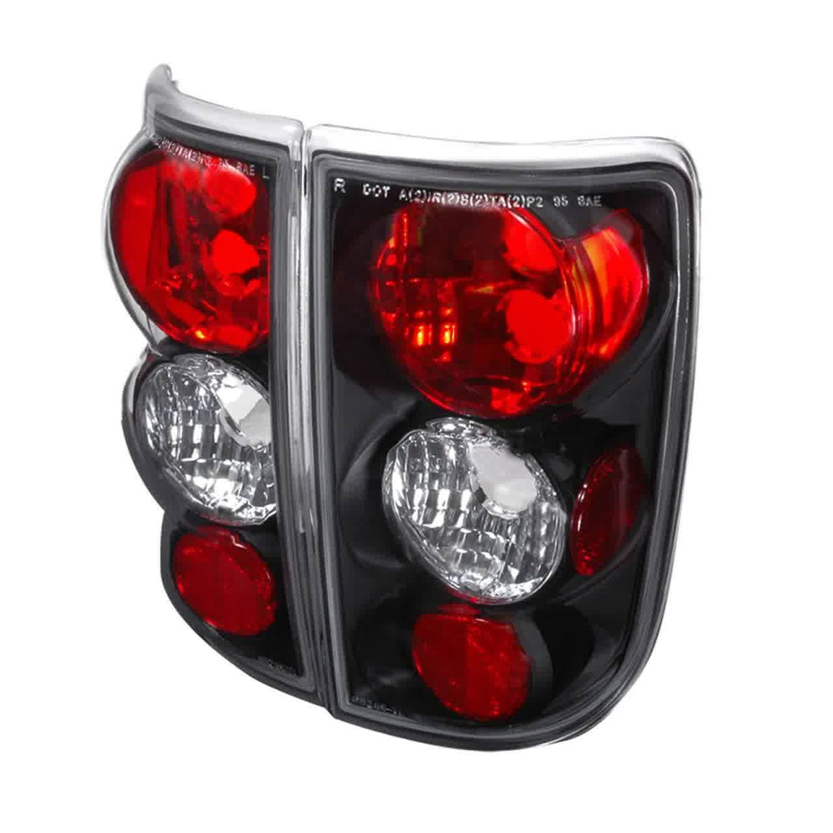 Spec-D Tail Lights Oldsmobile Bravada (1996-2001) Black or Chrome Housing