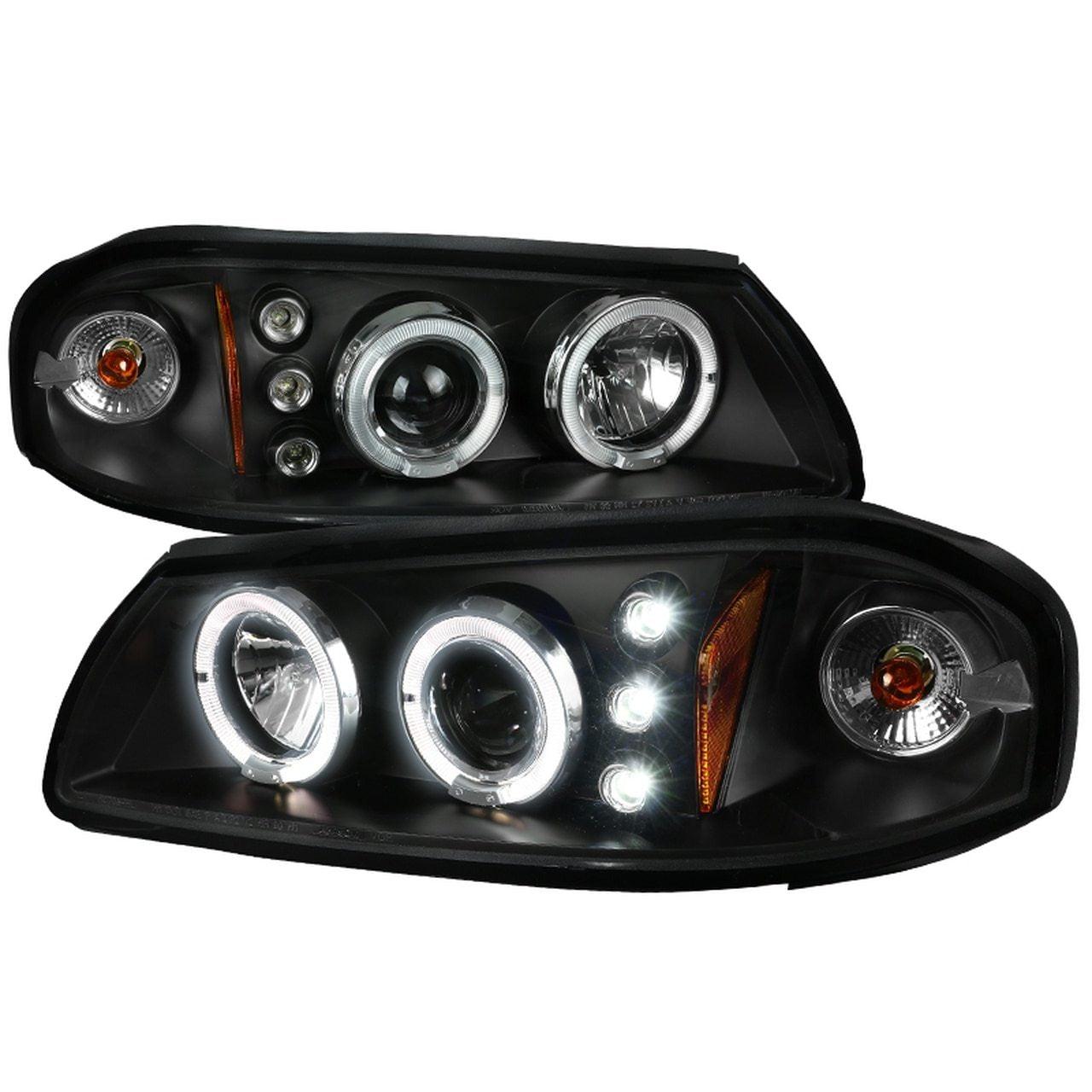 Spec-D Projector Headlights Chevy Impala (2000-2005) LED Halo - Black / Chrome