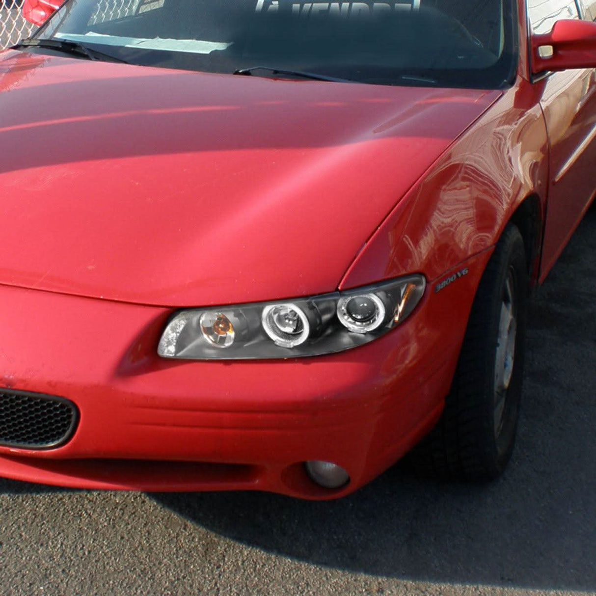 Spec-D Projector Headlights Pontiac Grand Prix (97-03) LED Halo - Black or Chrome