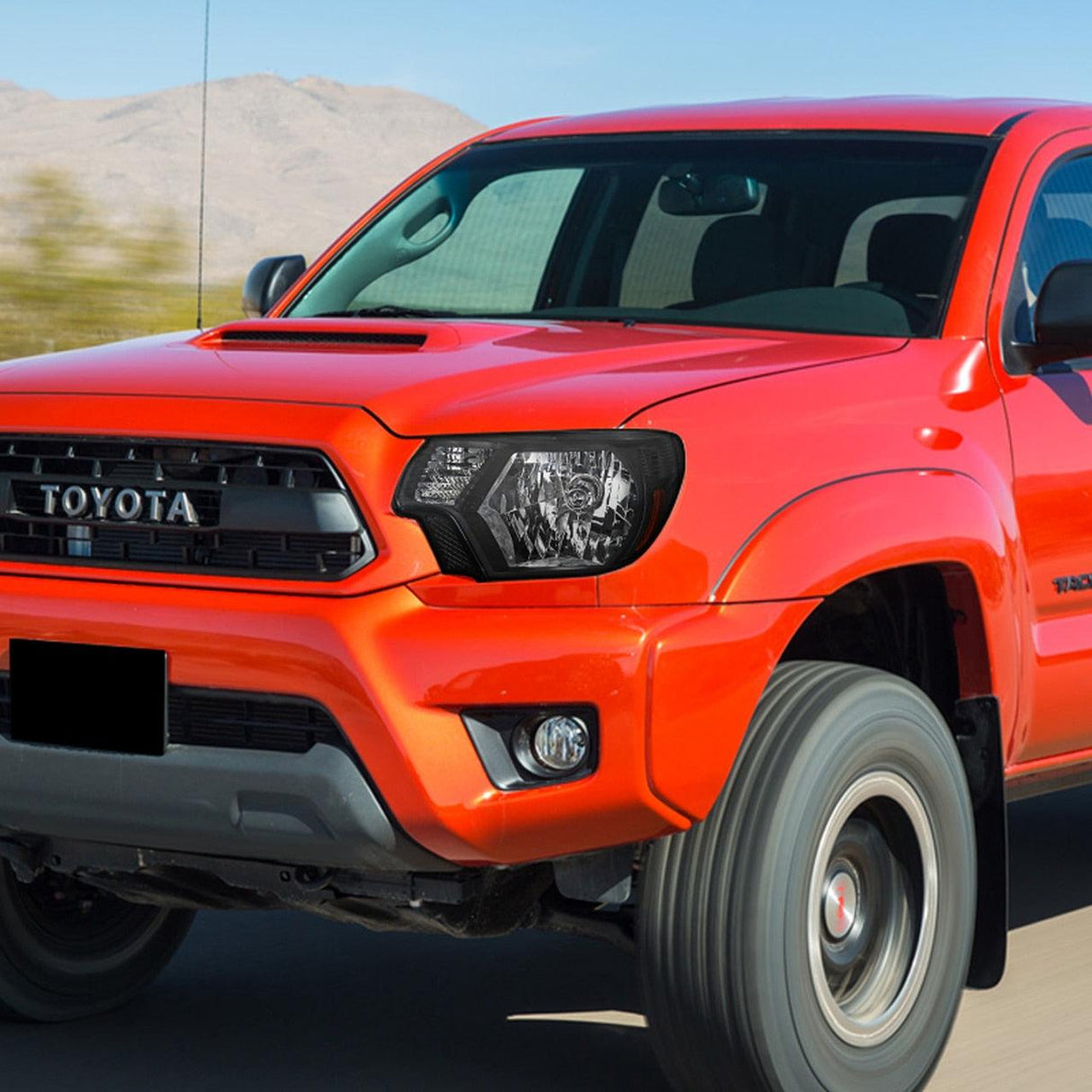 Spec-D OEM Replacement Headlights Toyota Tacoma (12-15) OE Style or LED Bar - Black / Smoke / Chrome