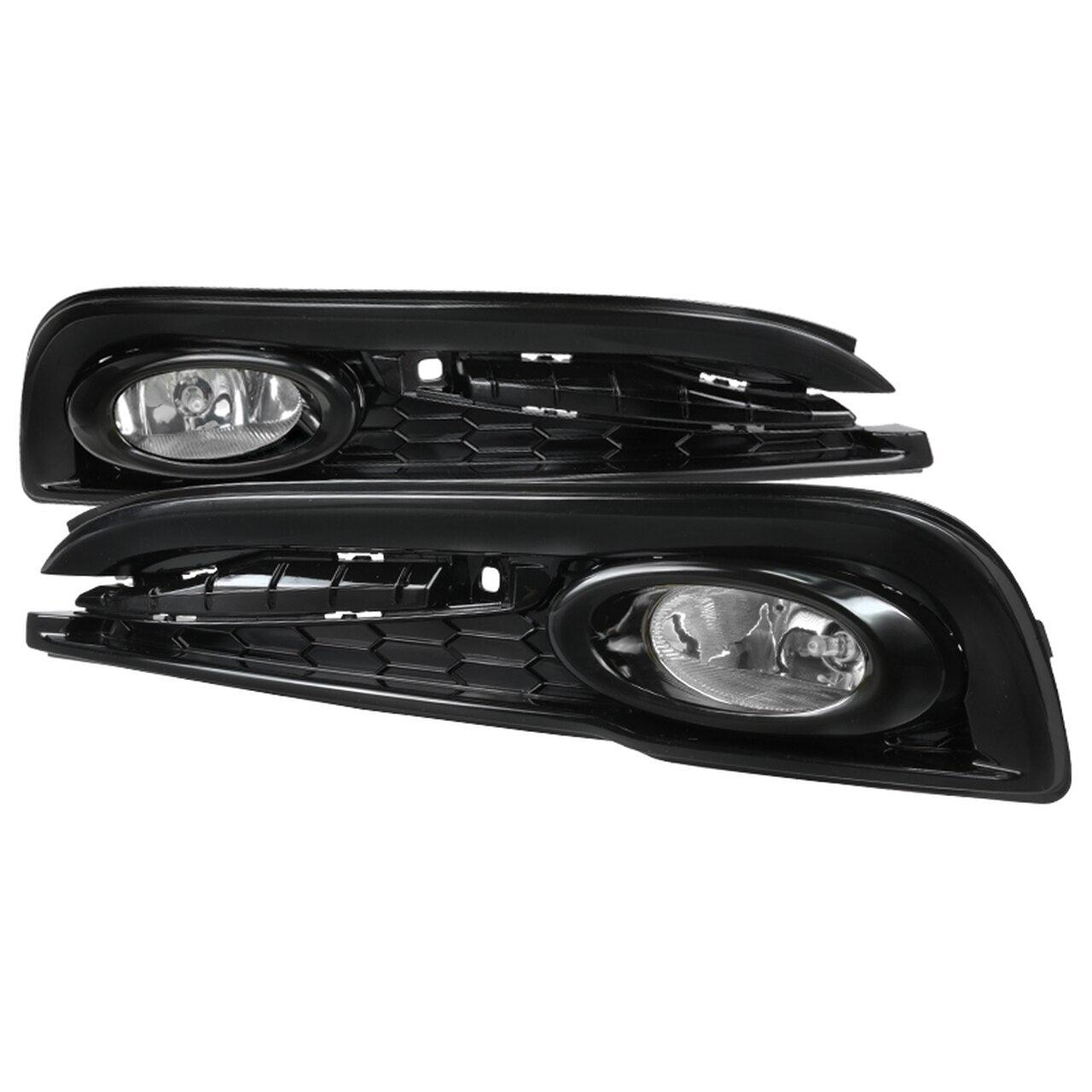 Spec-D OEM Fog Lights Honda Civic Sedan (13-15) Chrome Housing / Clear or  Yellow  Lens