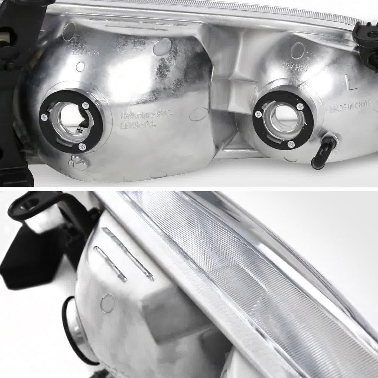 OEM Replacement Headlights Toyota Camry (00-01) Matte Black or Chrome Housing - K2 Industries