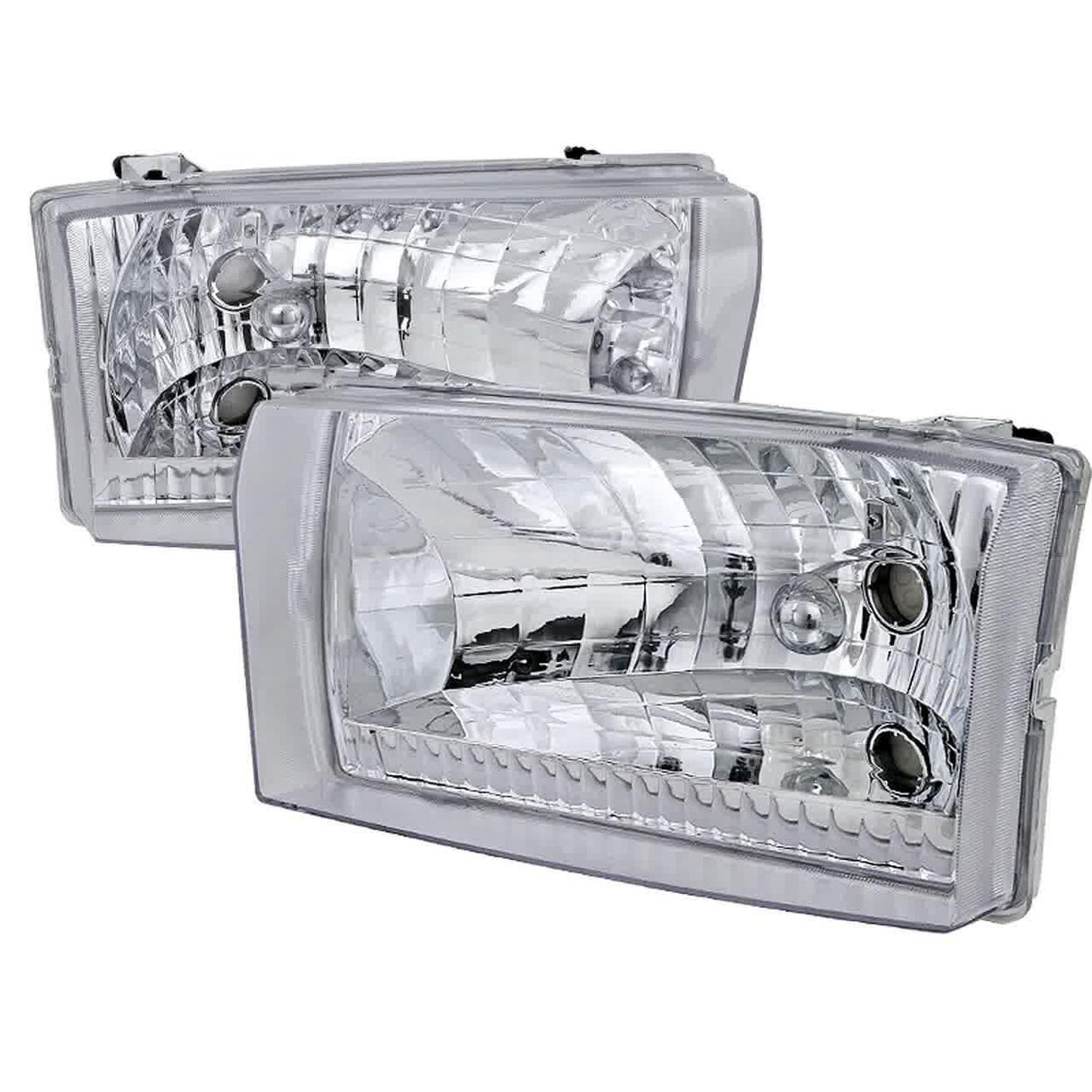 Spec-D OEM Replacement Headlights Ford F250 F350 F450 F550 Super Duty (99-04) w/ or w/o LED Light