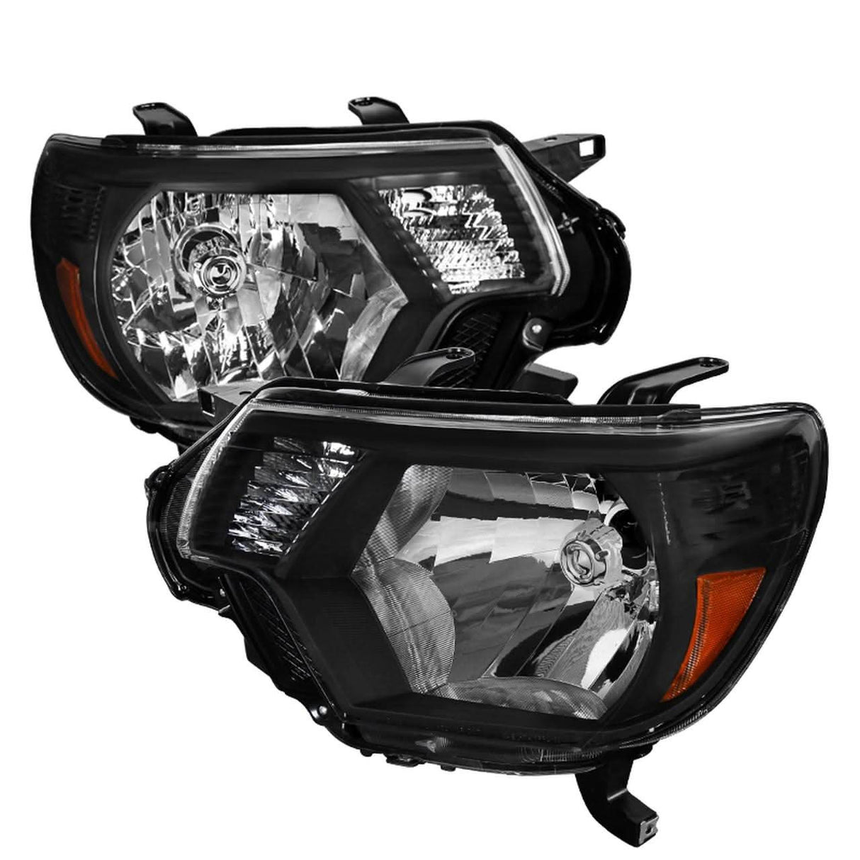 Spec-D OEM Replacement Headlights Toyota Tacoma (12-15) OE Style or LED Bar - Black / Smoke / Chrome