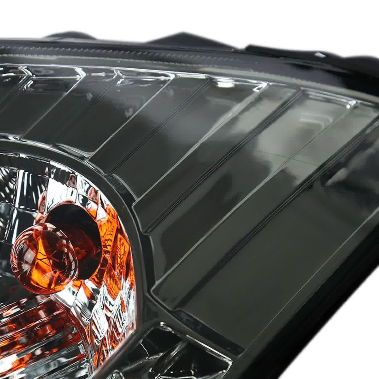 Nissan 350Z SMD LED Strip with HID Black or Chrome Projector Headlights (2003-2005) - K2 Industries